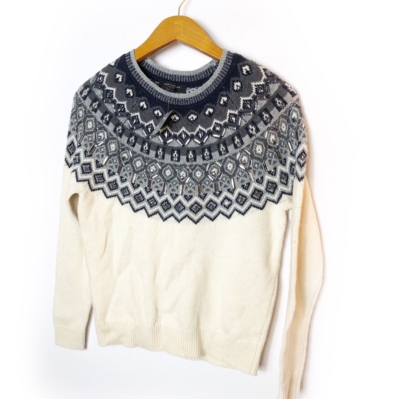 Ann Taylor Sweaters - NWT Ann Taylor Jeweled wool sweater SP